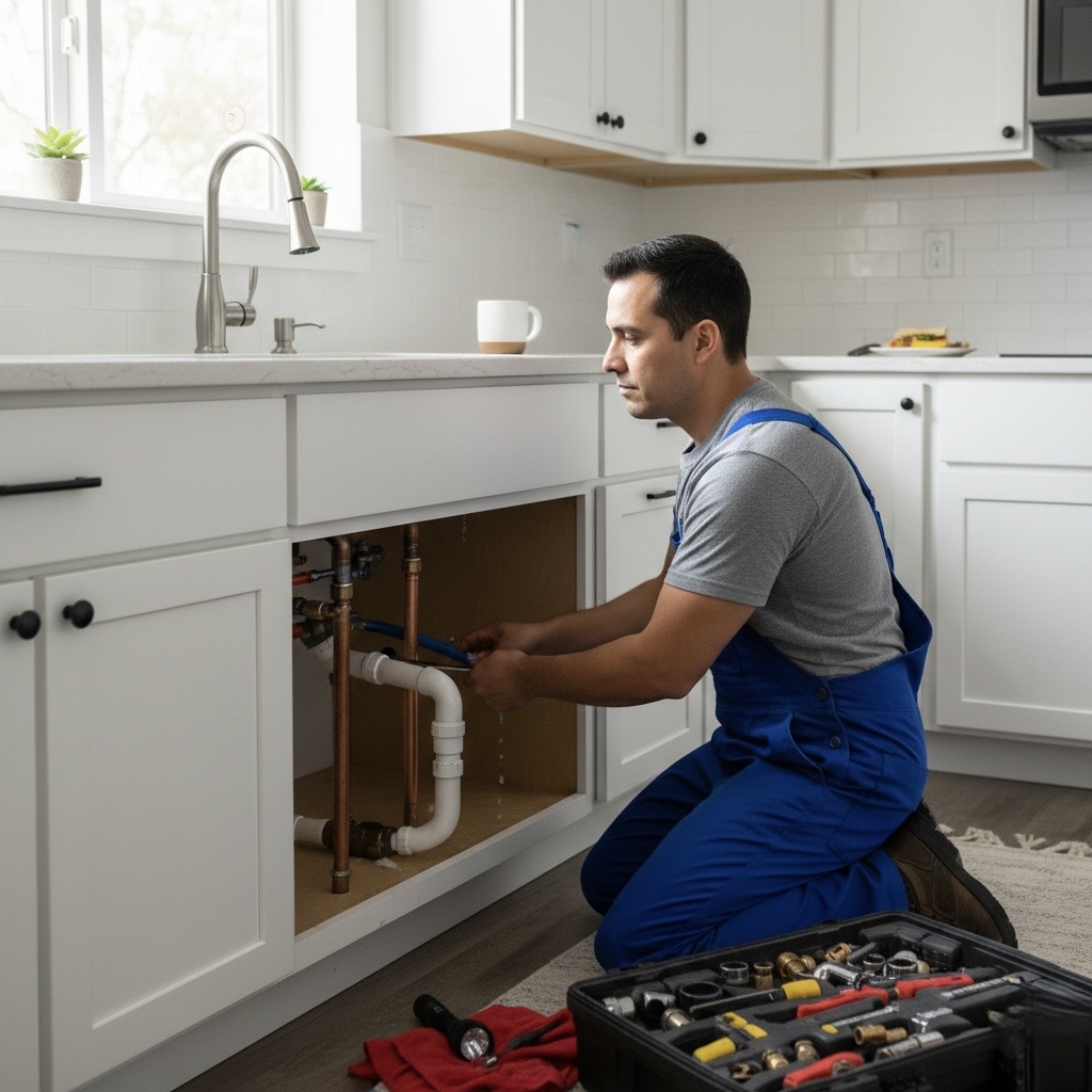 Residential plumbing repairs