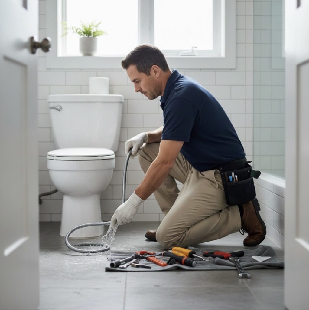 Clogged toilet repair service in Severna Park, MD