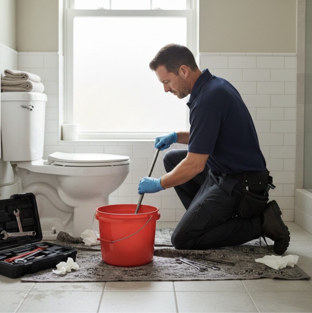 Clogged toilet repair in Davidsonville, MD