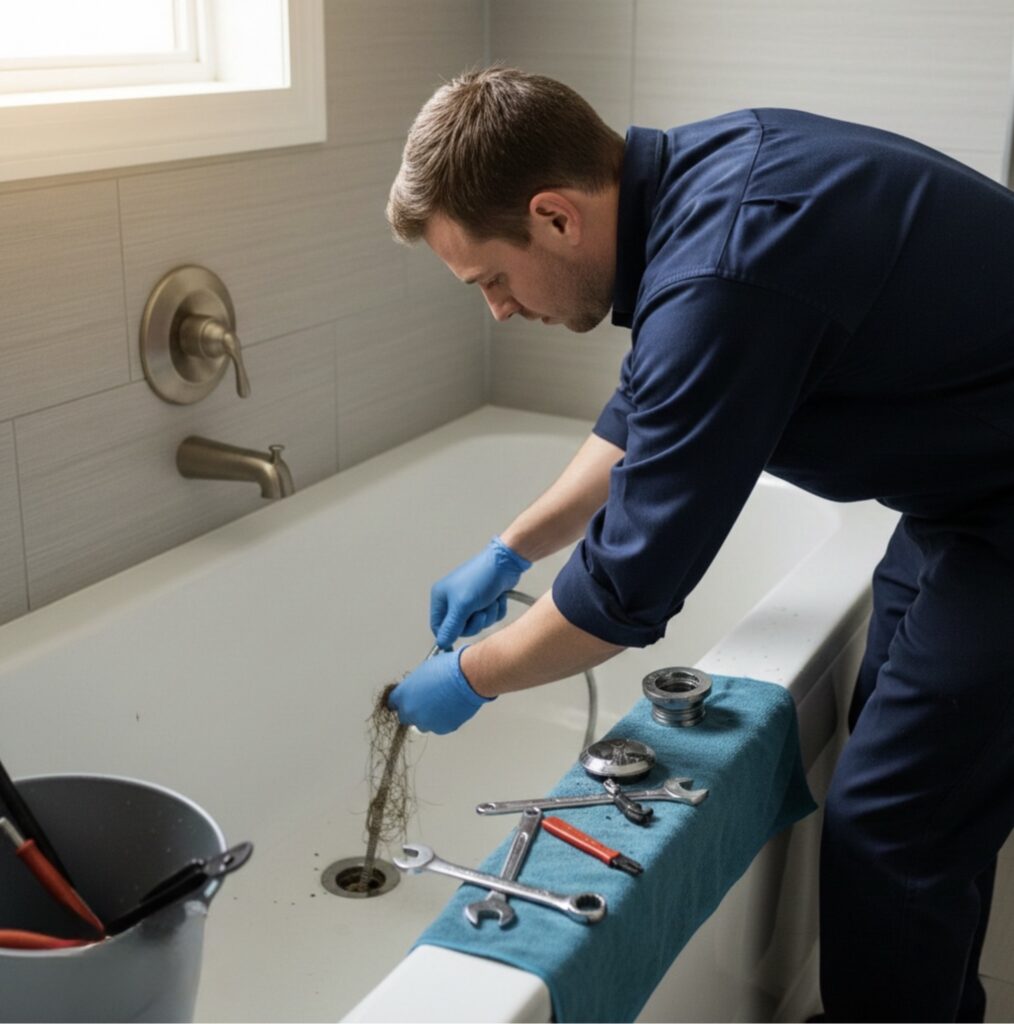 Clogged sink repair services in Severna Park, MD