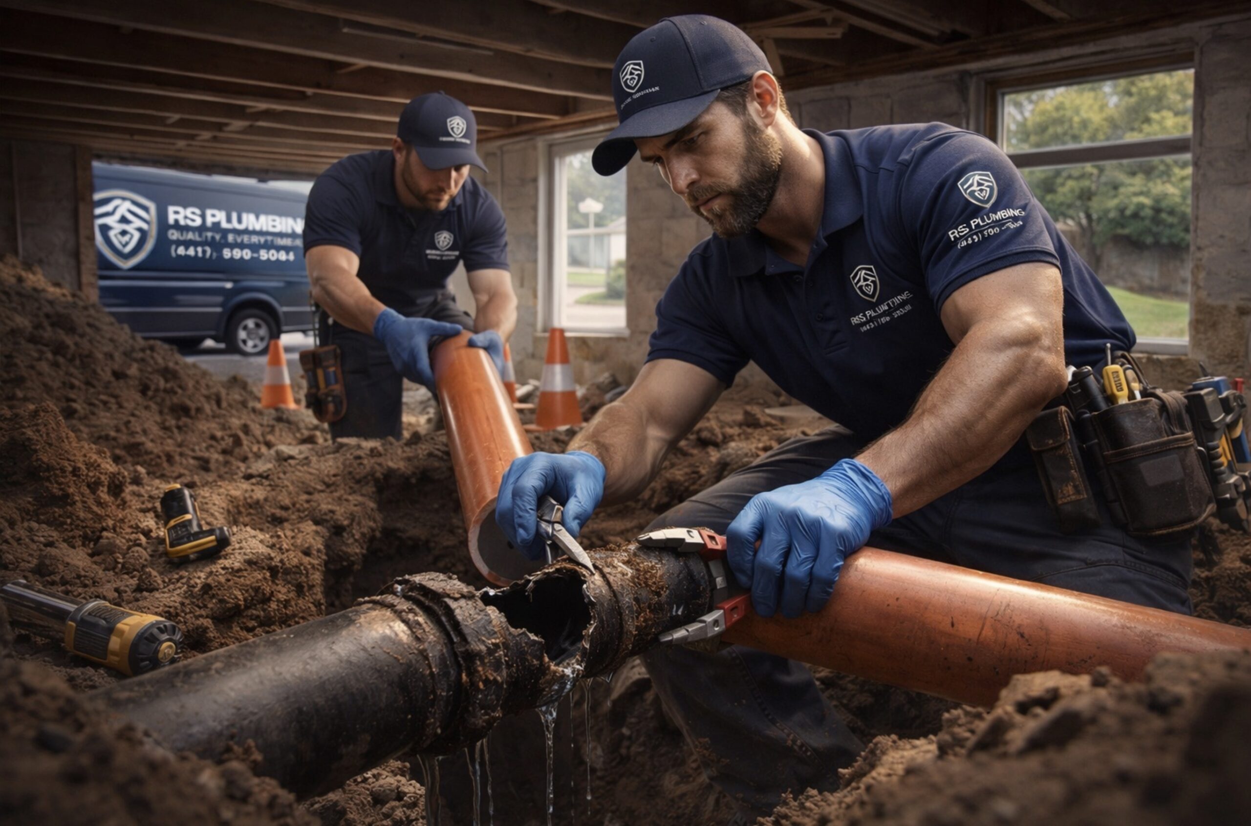 Sewer line repair in Annapolis, MD