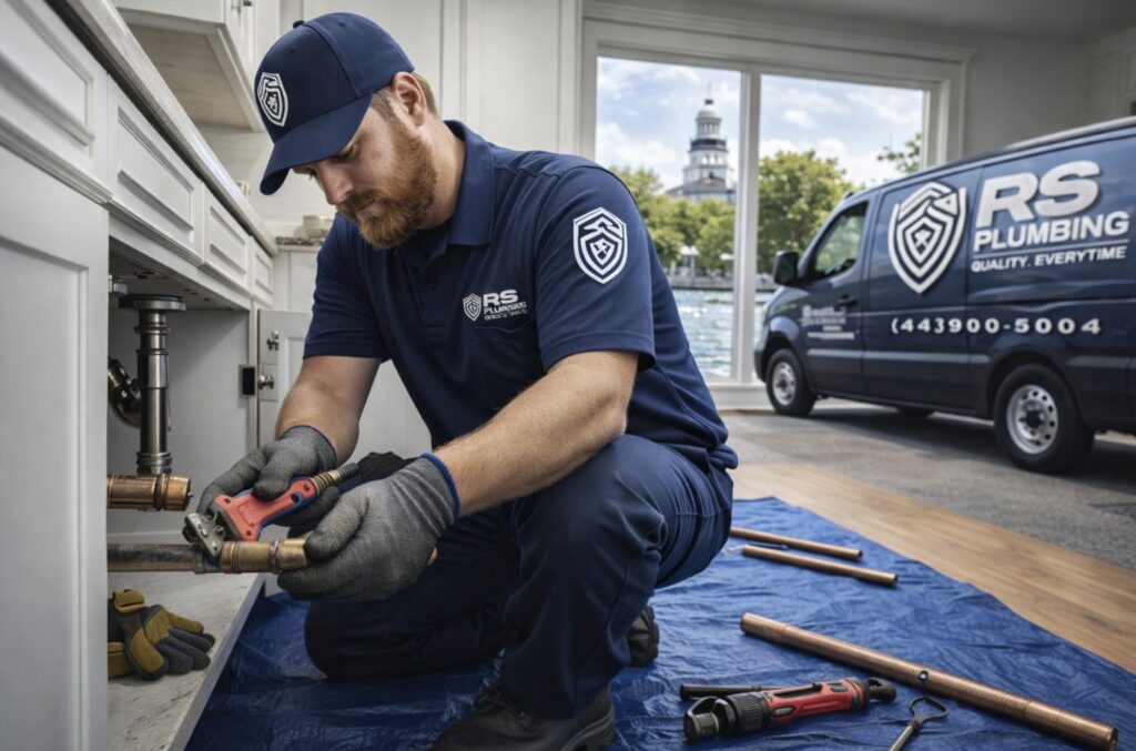 Plumbing pipe replacement in Gibson Island, MD