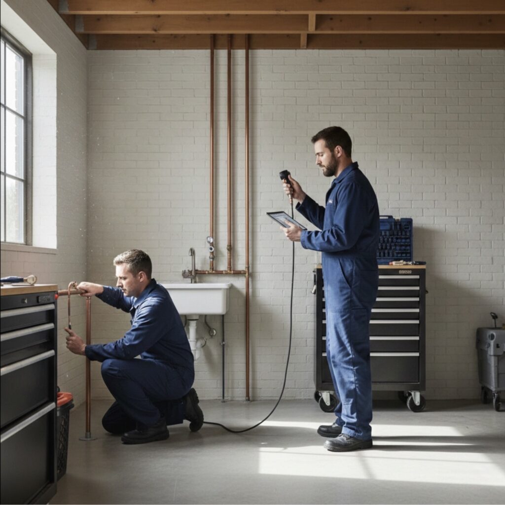 Water line replacement in Bowie, MD