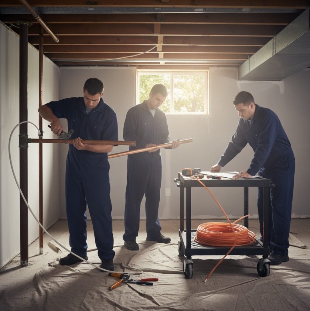 Plumbing pipe replacement in Silver Spring, MD