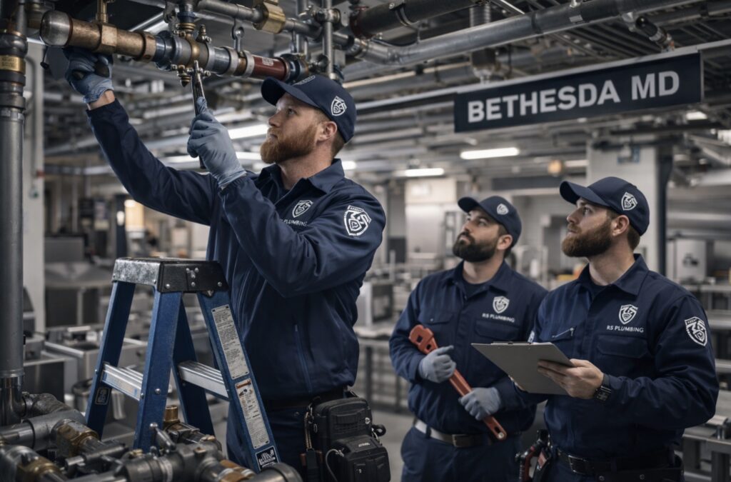 Commercial plumbing in Bethesda, MD