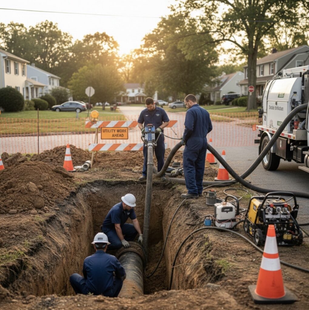 Main sewer line cleaning in Lanham, MD