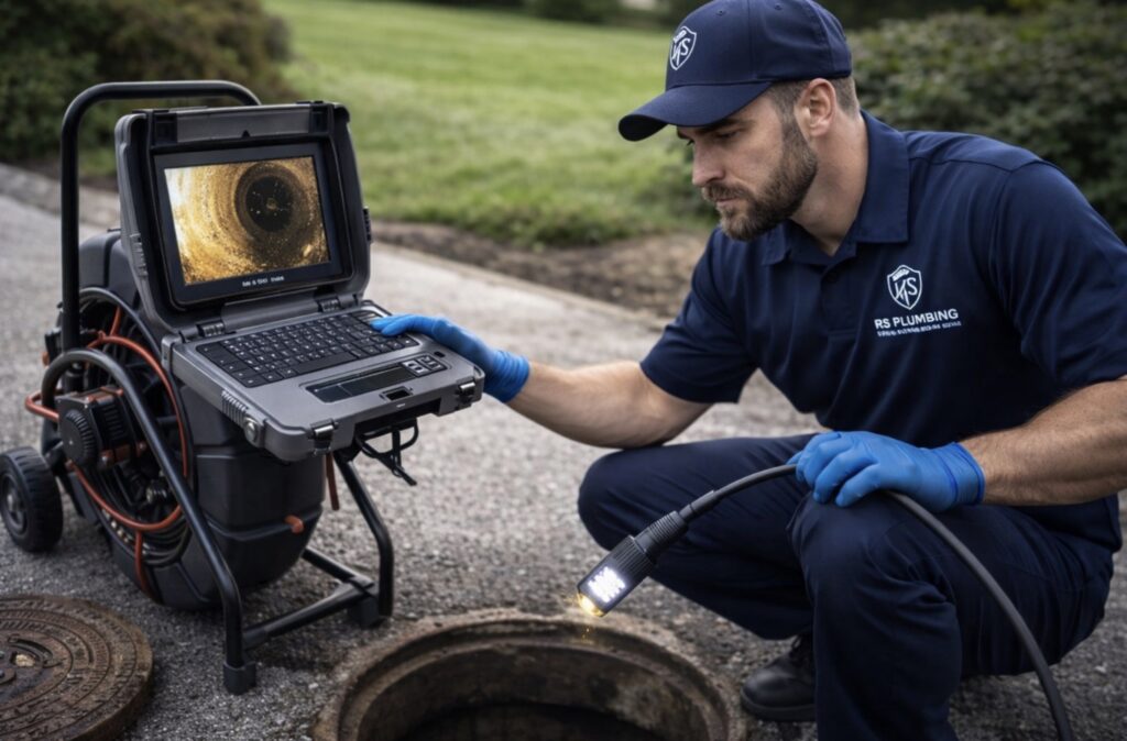 Sewer camera inspection in Davidsonville, MD