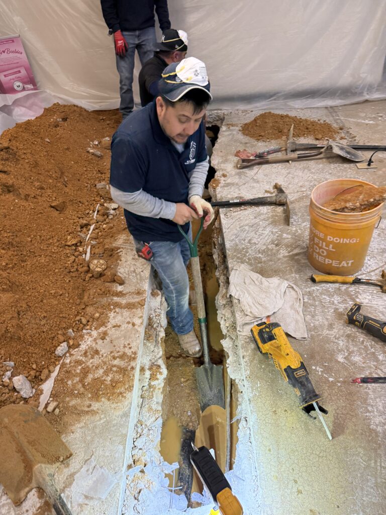 Sewer line repair in Bowleys Quarters, MD.